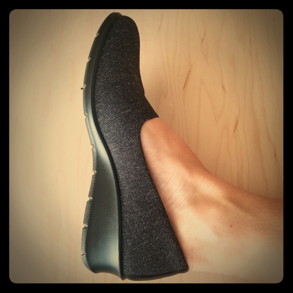 Ecco Felicia Slip On shoes Black - White